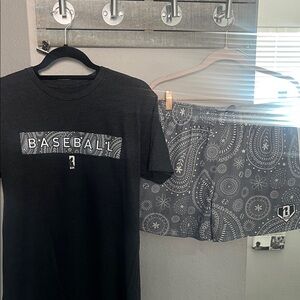 Patterned Gray Kids Shorts